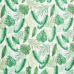 108" Quilt Back - Tropical Leaves Grasscloth 108" Wide Backing