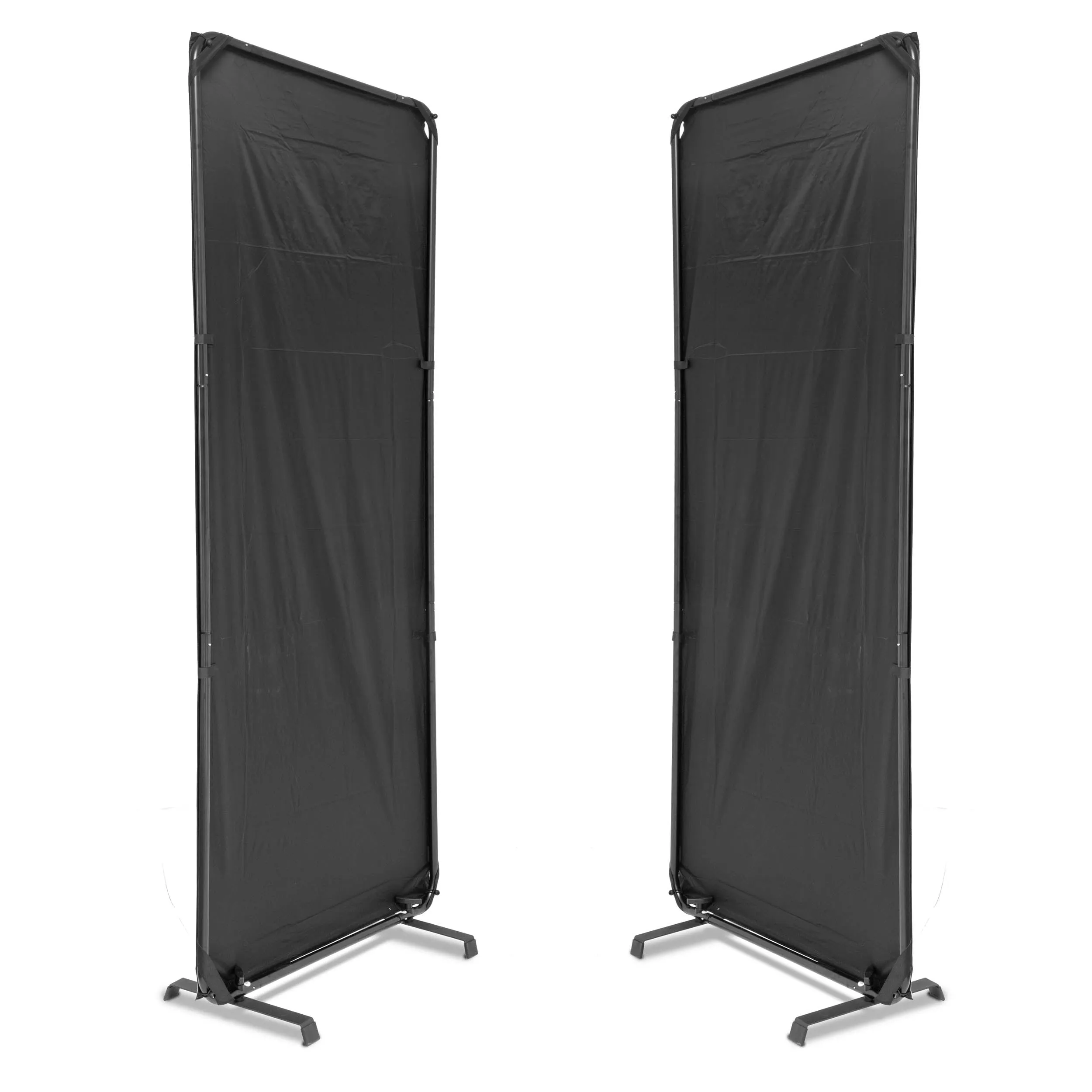 1x2.4m Reversible Black/White V-Flat Frame with Matte/Opaque Fabric