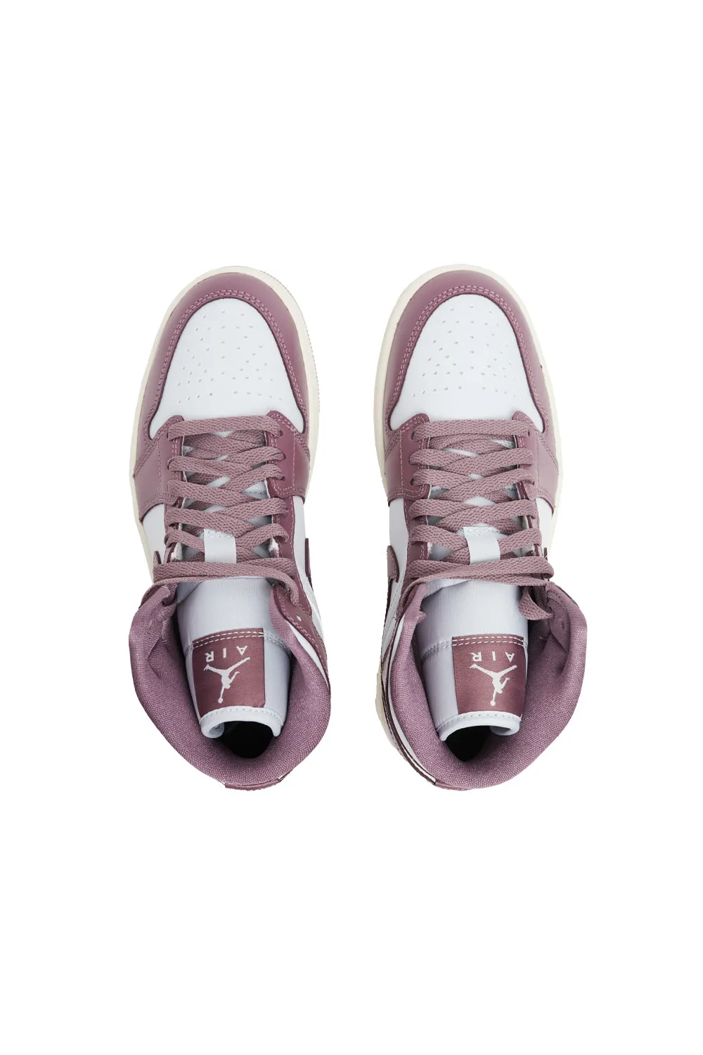 Air Jordan Womens 1 'Pure Platinum/Sky J Mauve'