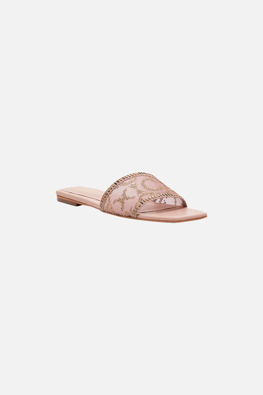 ALORA FLAT MULE SOLID NUDE