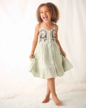 amaya mini dress in sage