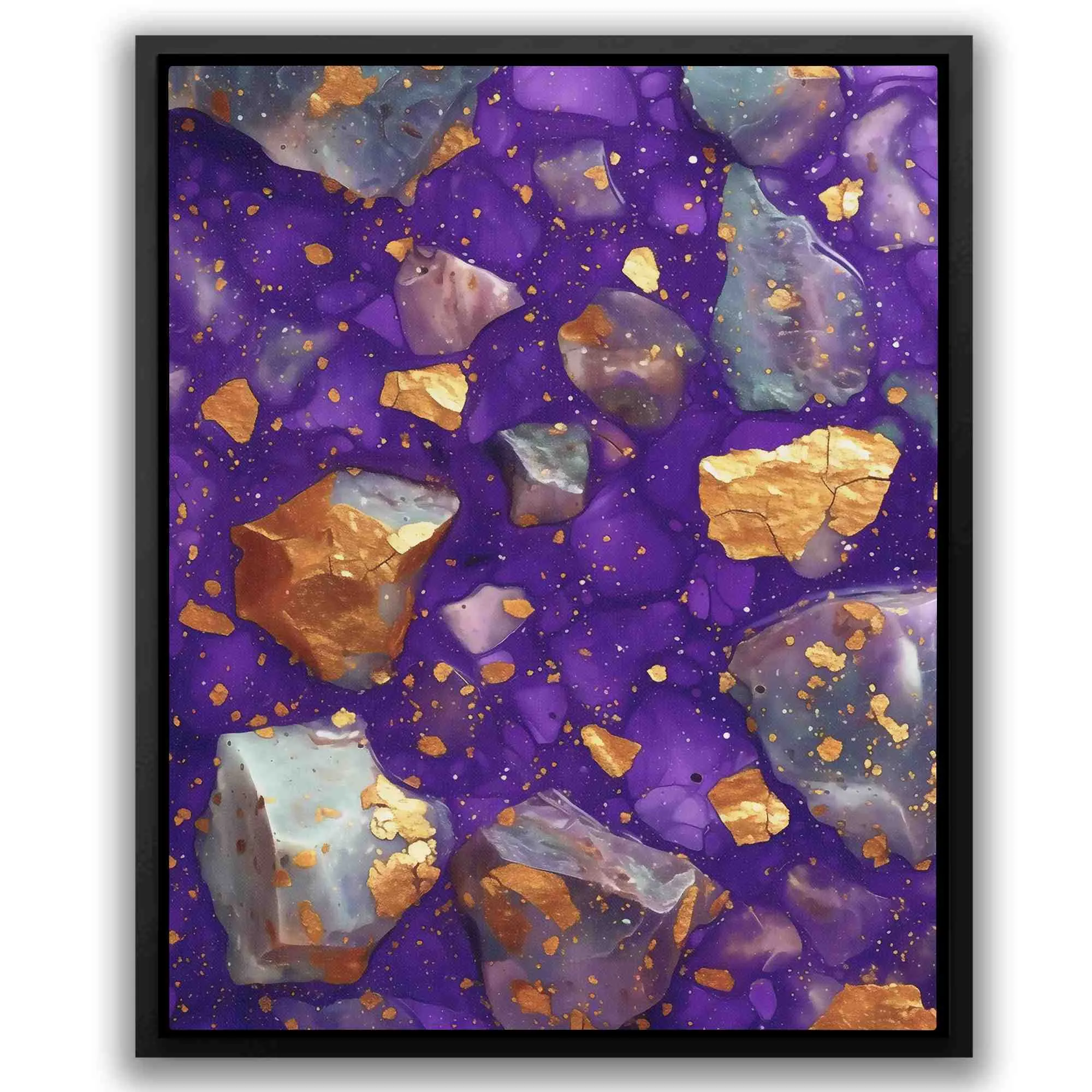 Amethyst Gold Flakes