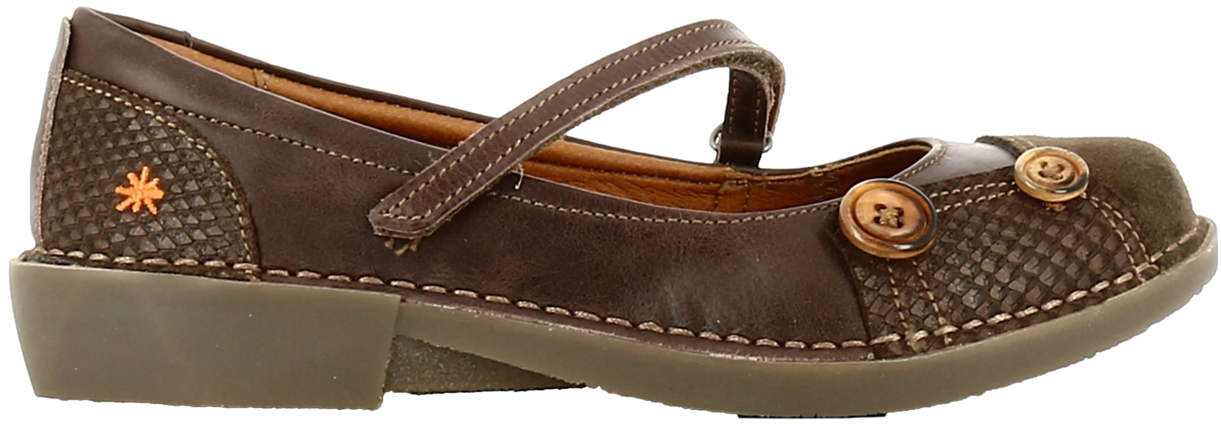 ART 0922 Bergen Natural Brushed Women's Flat