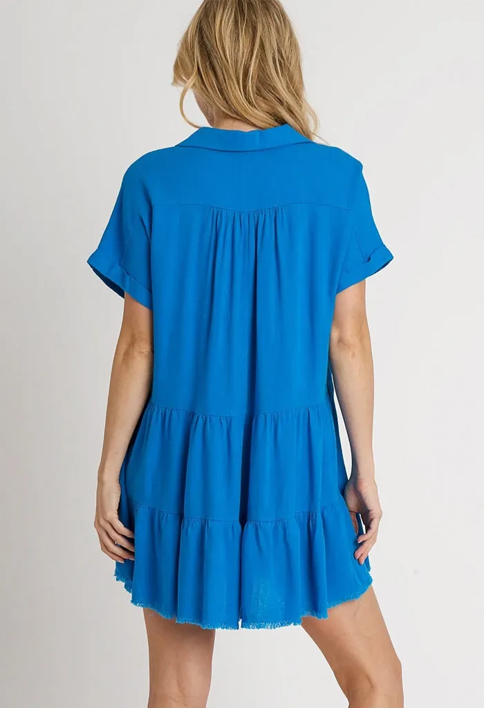 Aubrey Dress-Carolina Blue