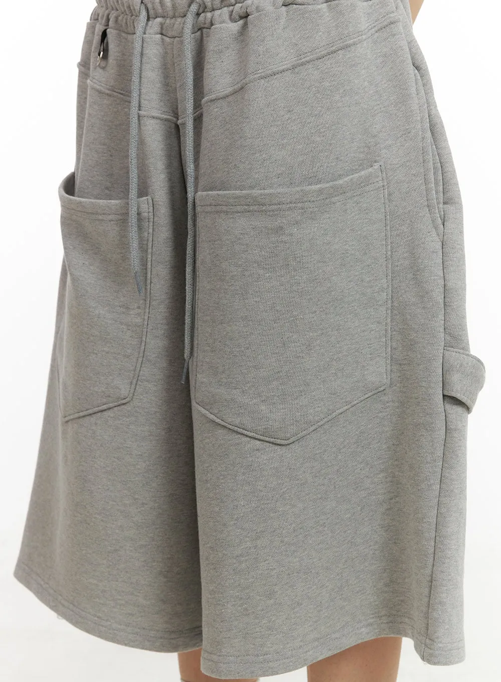 Baggy Midi Sweat Shorts CU413