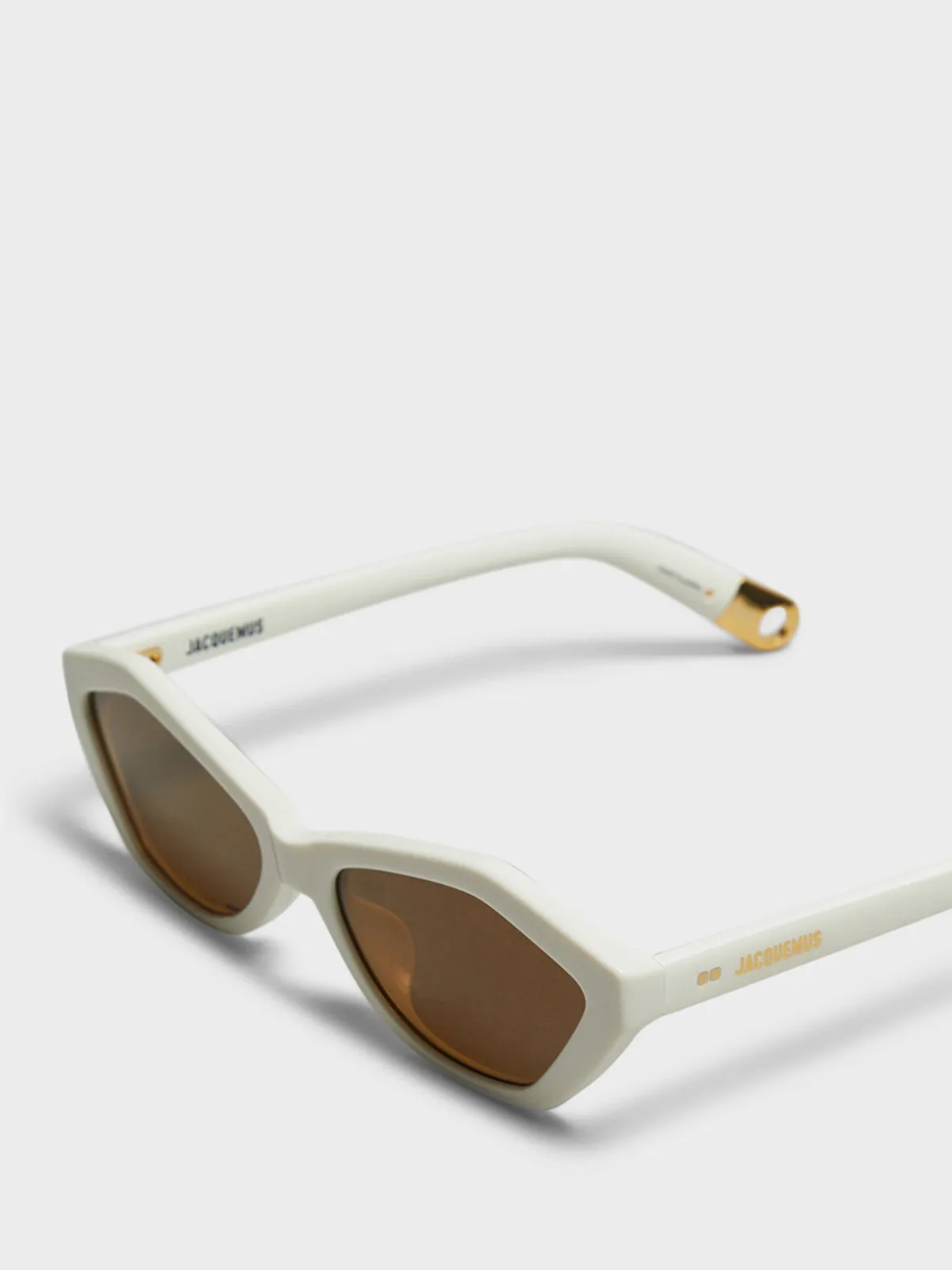 Bambino Sunglasses in White and Brown