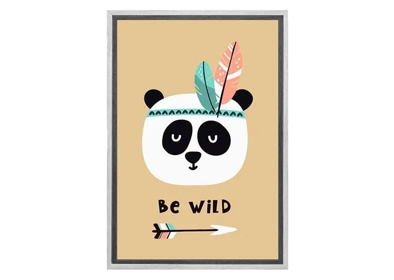 Be Wild | Boho Kids Print | Canvas Wall Art Print