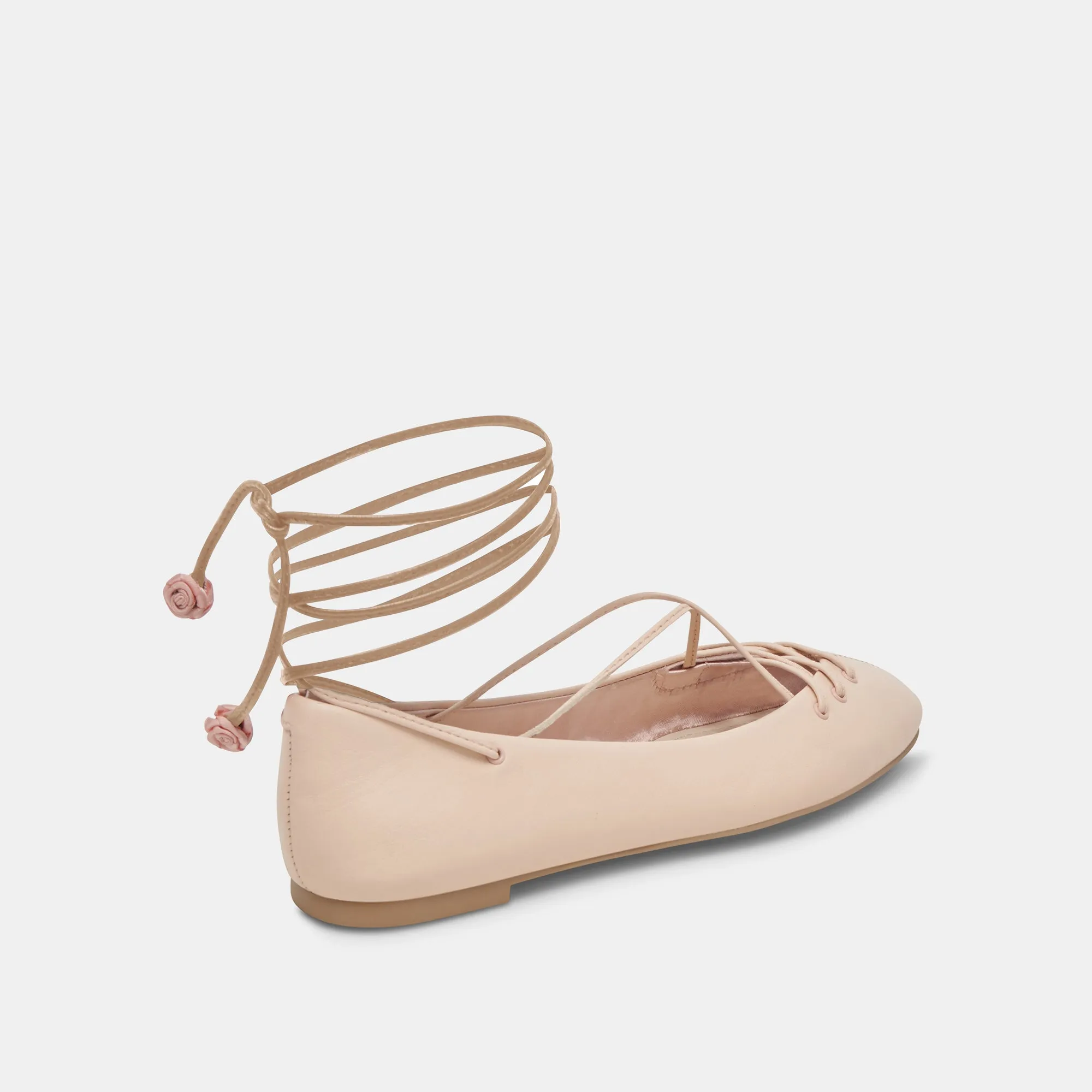 BEATE BALLET FLATS LIGHT PINK LEATHER