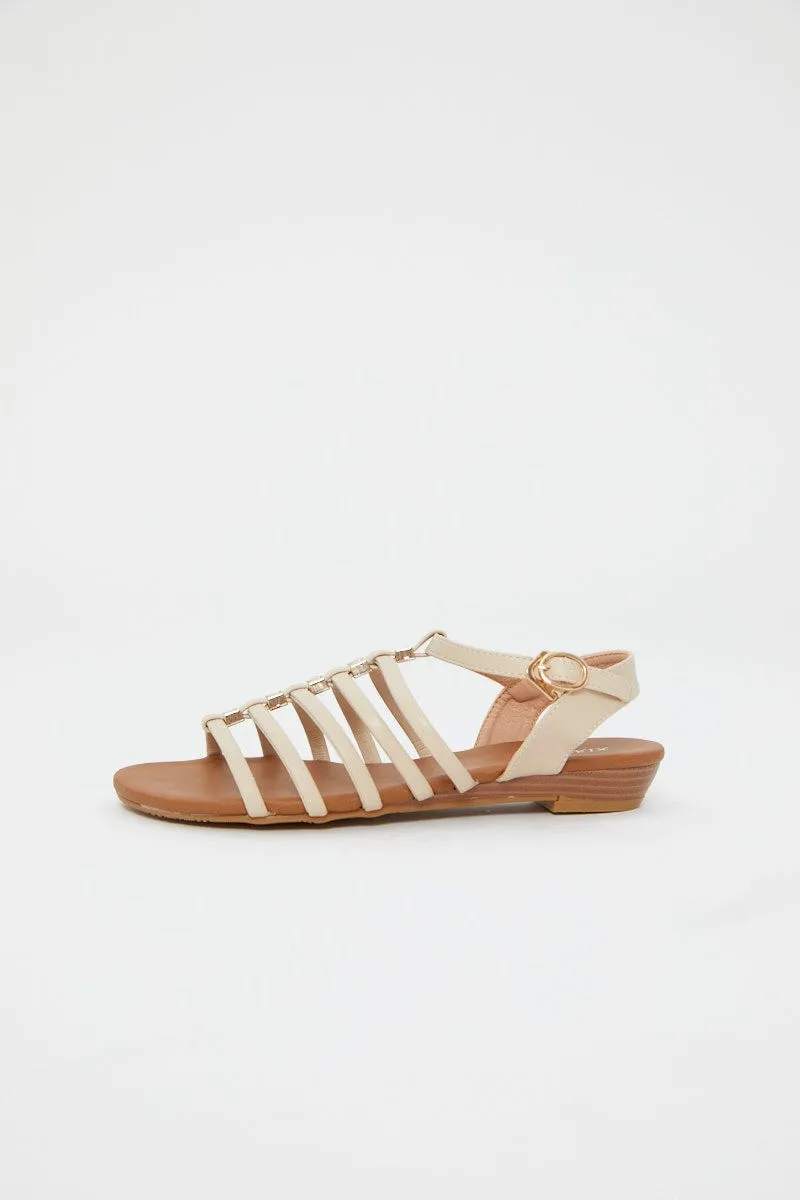 Beige Strappy Sandal