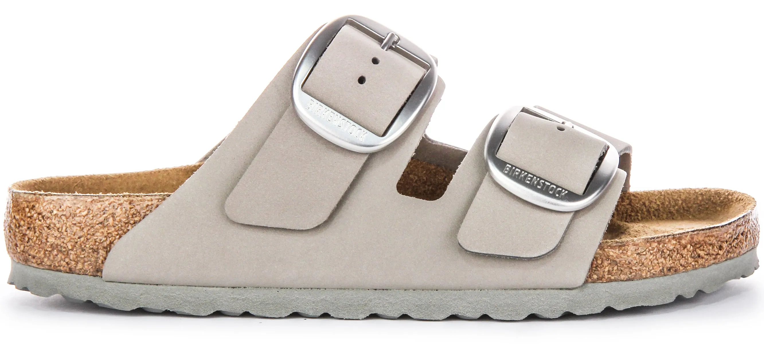 Birkenstock Arizona Big Buckle In Grey | Regular Fit