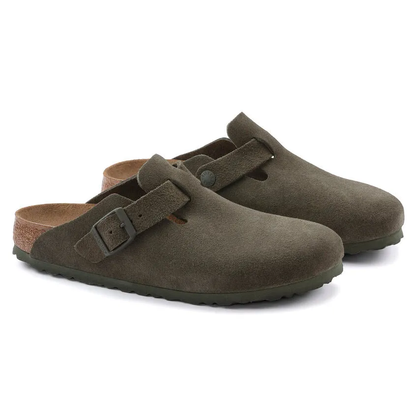 Birkenstock Boston VL Clog in Thyme Green - Comfortable Premium Footwear