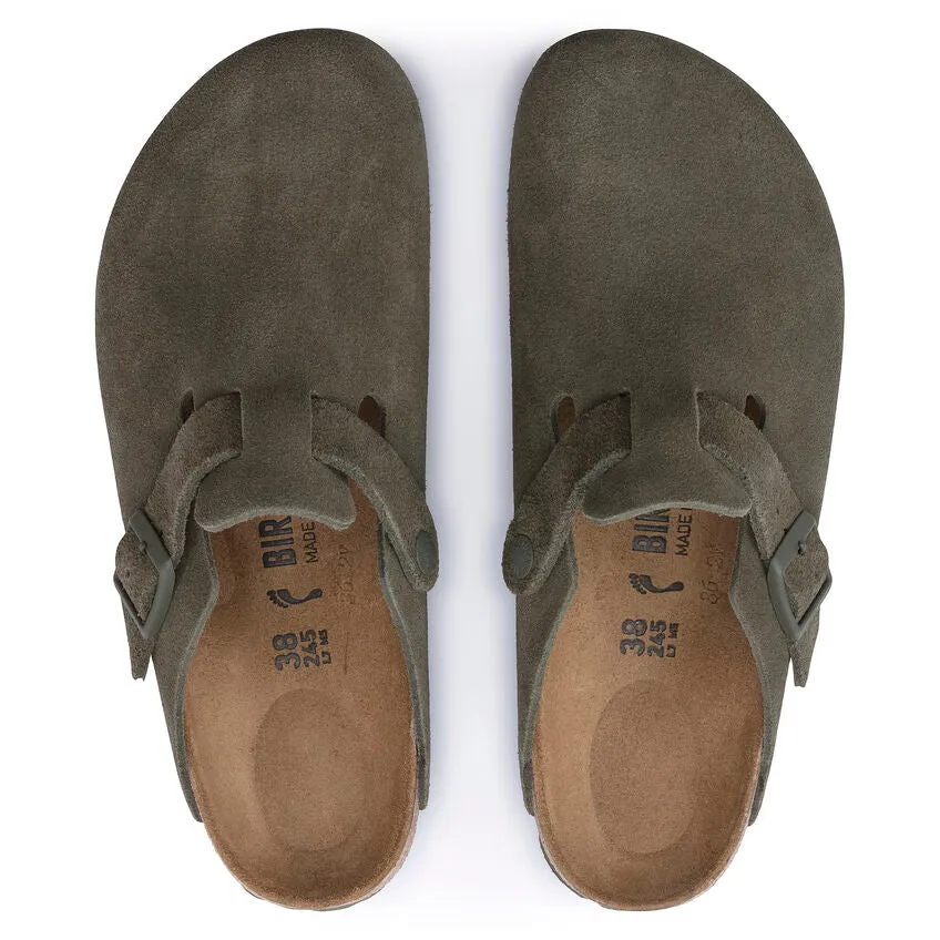 Birkenstock Boston VL Clog in Thyme Green - Comfortable Premium Footwear