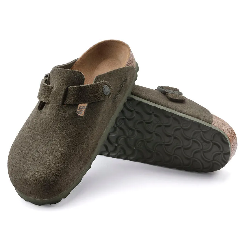 Birkenstock Boston VL Clog in Thyme Green - Comfortable Premium Footwear