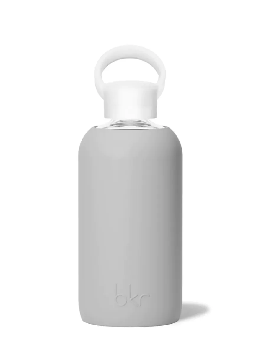 BKR | 500ml Glass   Silicone Water Bottle