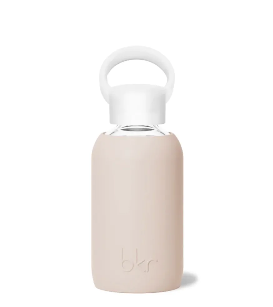 BKR | 500ml Glass   Silicone Water Bottle