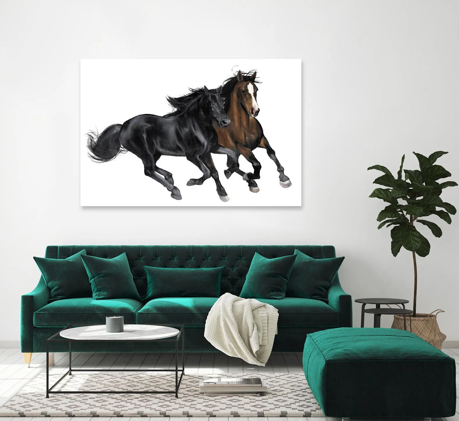 Black & Brown Horse