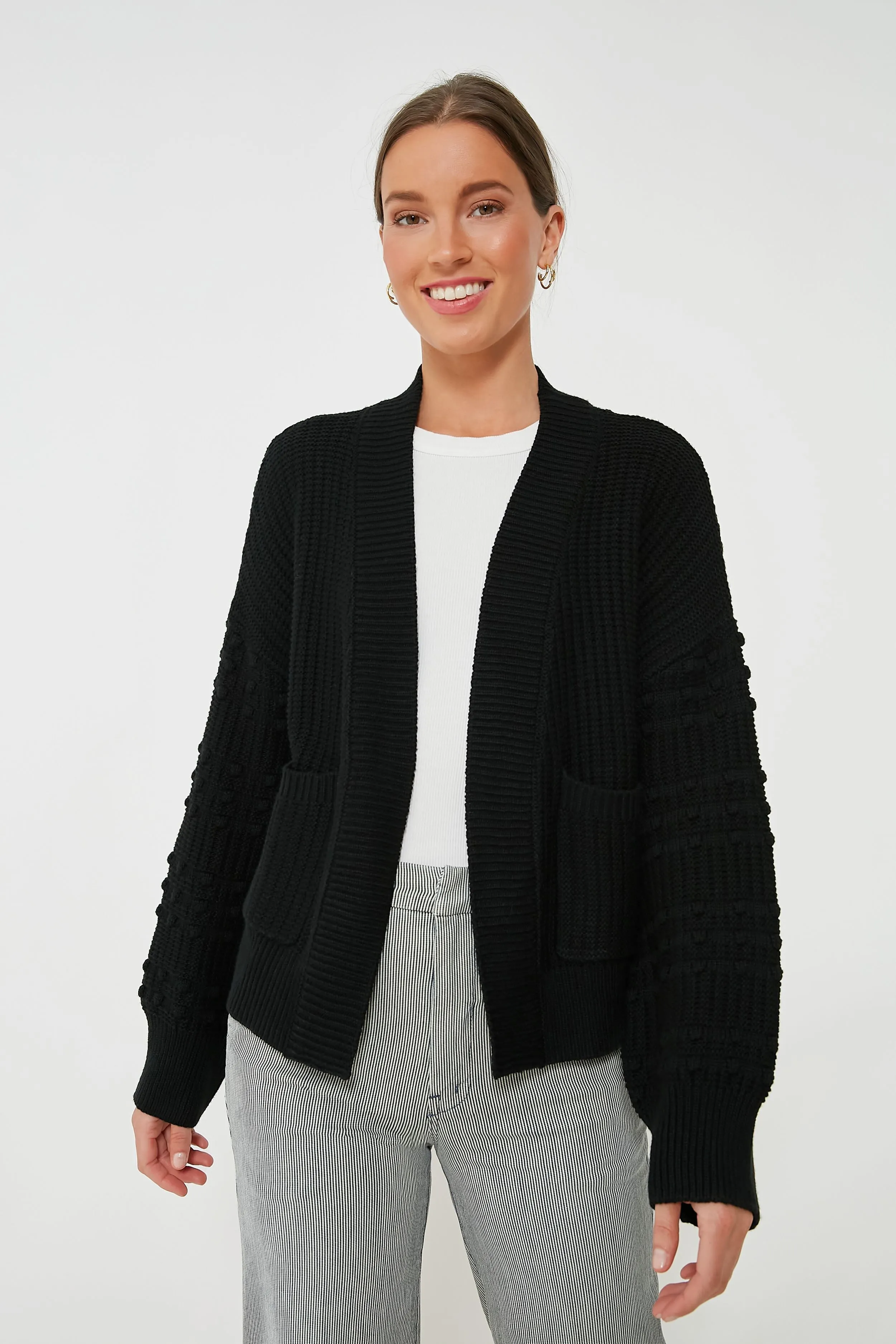 Black Bobble Cardigan