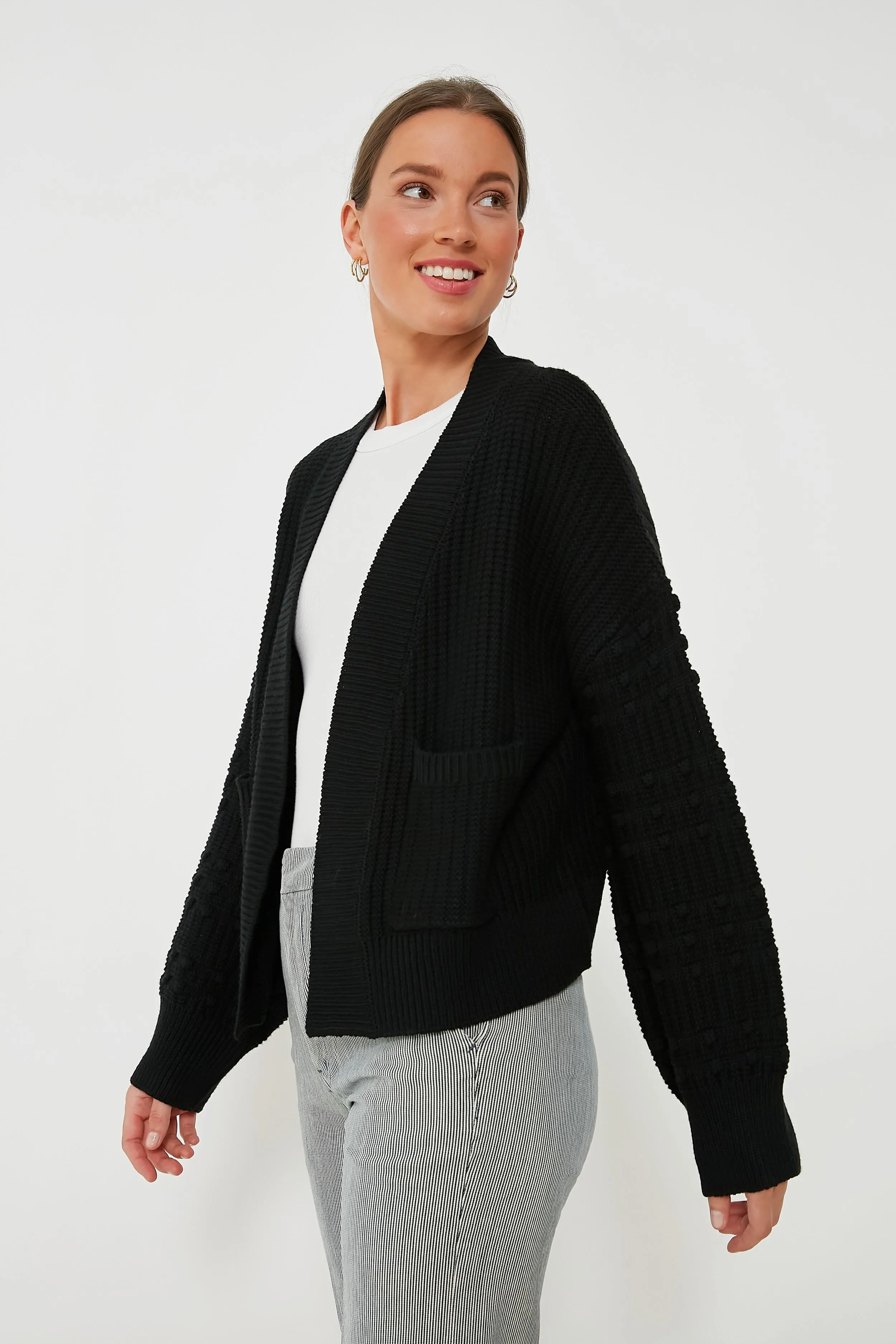 Black Bobble Cardigan