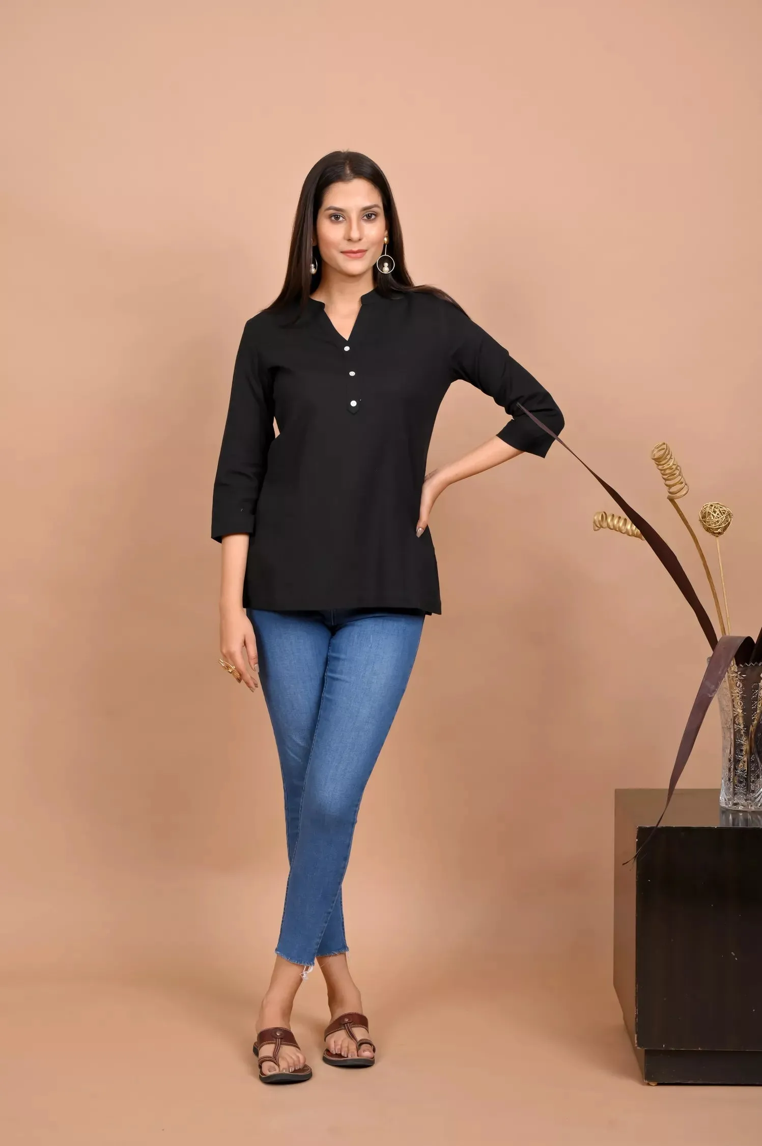 Black Short Kurti