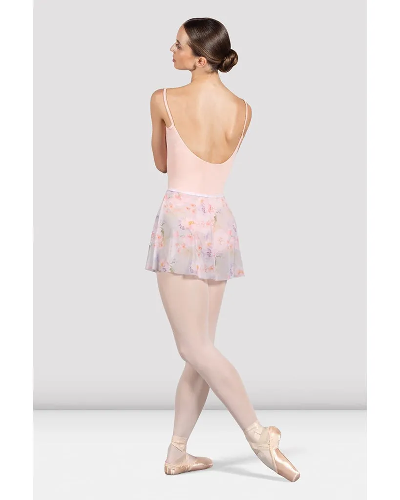 Bloch Floral Printed Pull-On Ballet Skirt - R0241 Womens - Posey Print