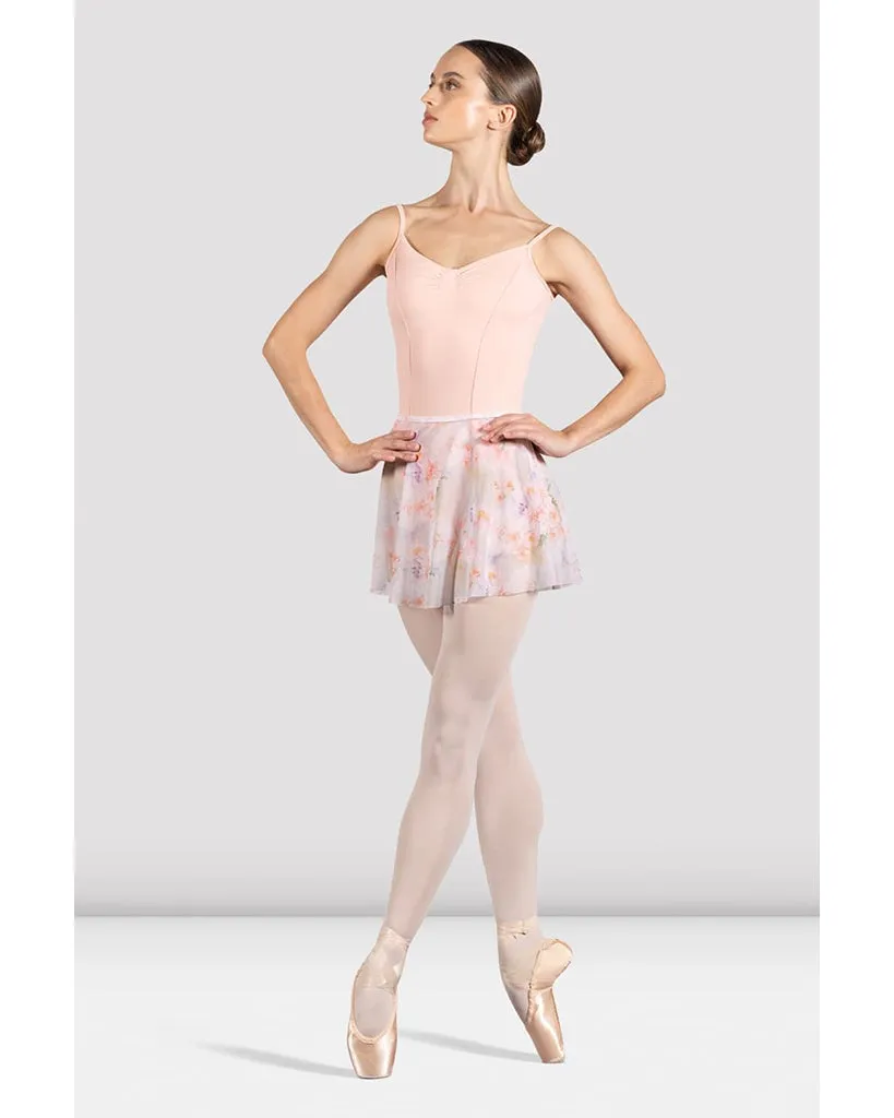 Bloch Floral Printed Pull-On Ballet Skirt - R0241 Womens - Posey Print