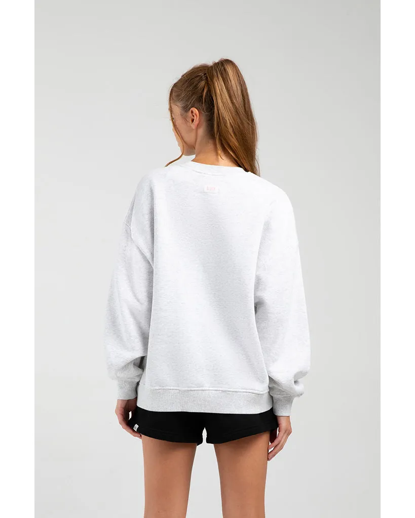 Bloch Off Duty Terry Oversized Crew Sweatshirt - JLW5008 Womens