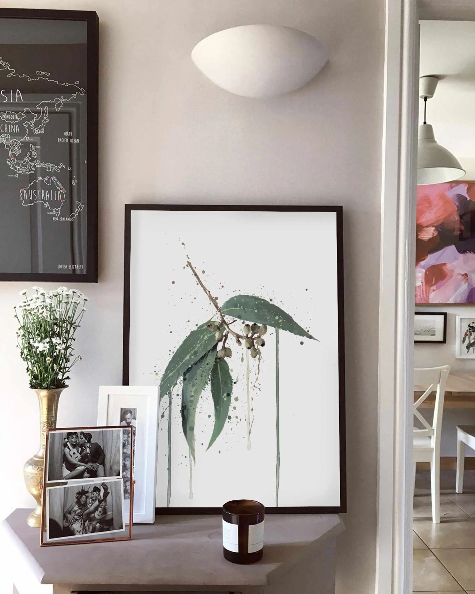 Botanical Wall Art Print ‘Eucalyptus’ - Plant Prints, Botanical Art Prints and Botanical Illustrations