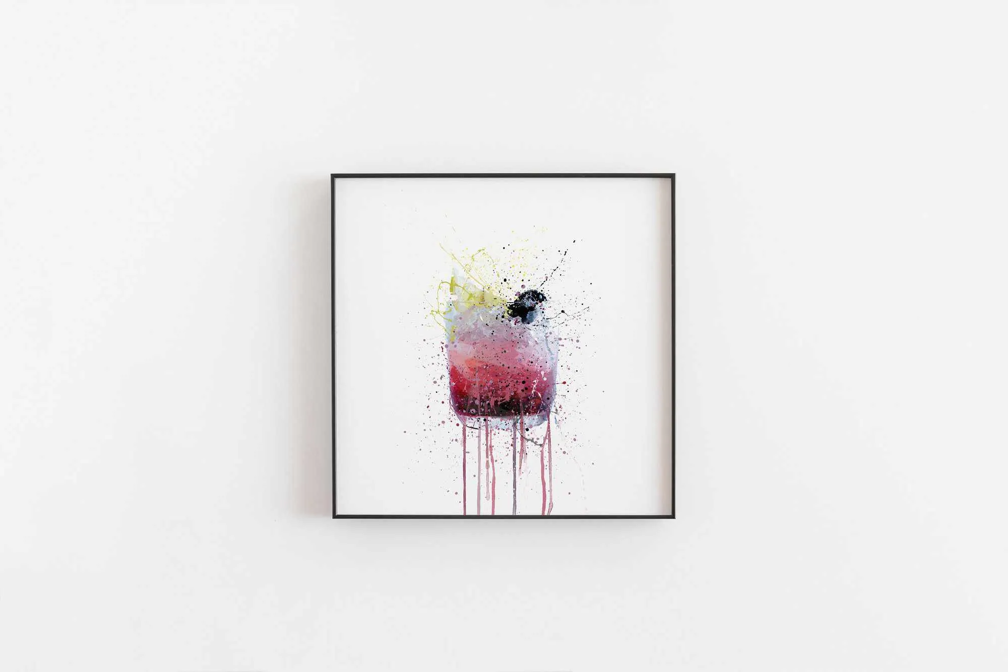 Bramble Cocktail Wall Art Print