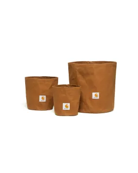 Canvas Planter Set - Hamilton Brown