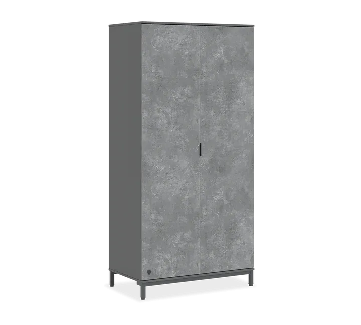 Cilek Space Gray 2 Doors Wardrobe