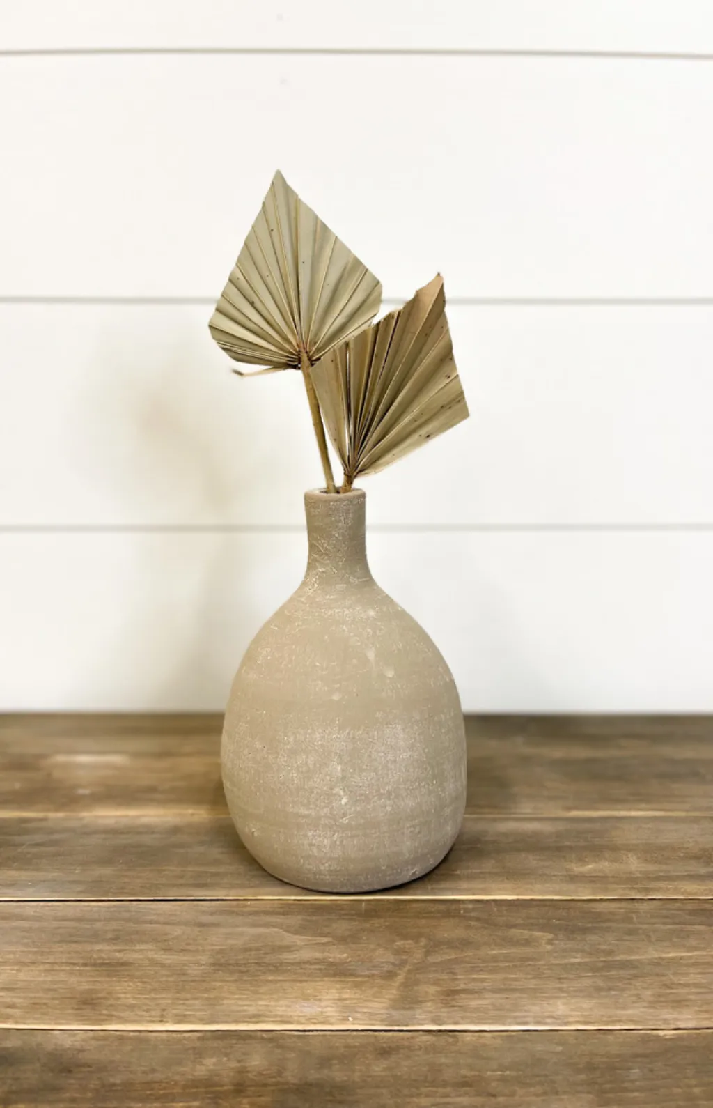 clay teardrop vase