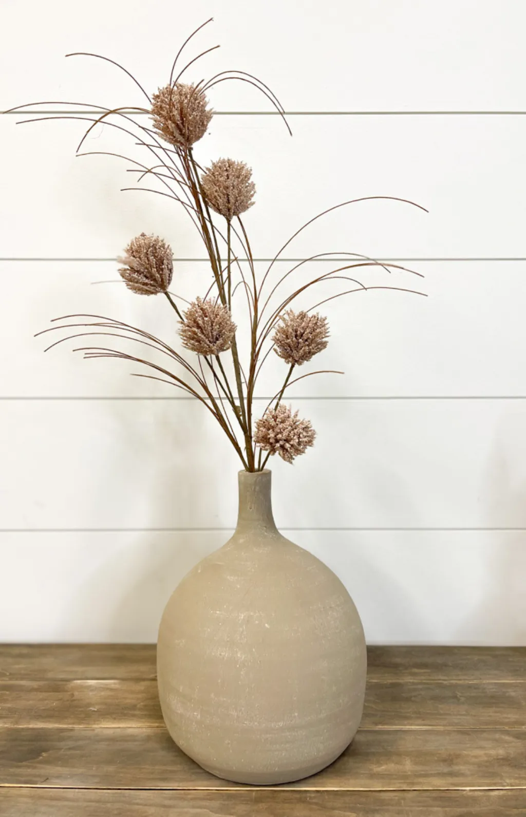 clay teardrop vase