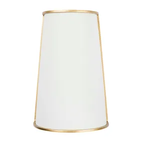 Coco 364W02MWFG 2-Light Wall Sconce - Matte White/French Gold