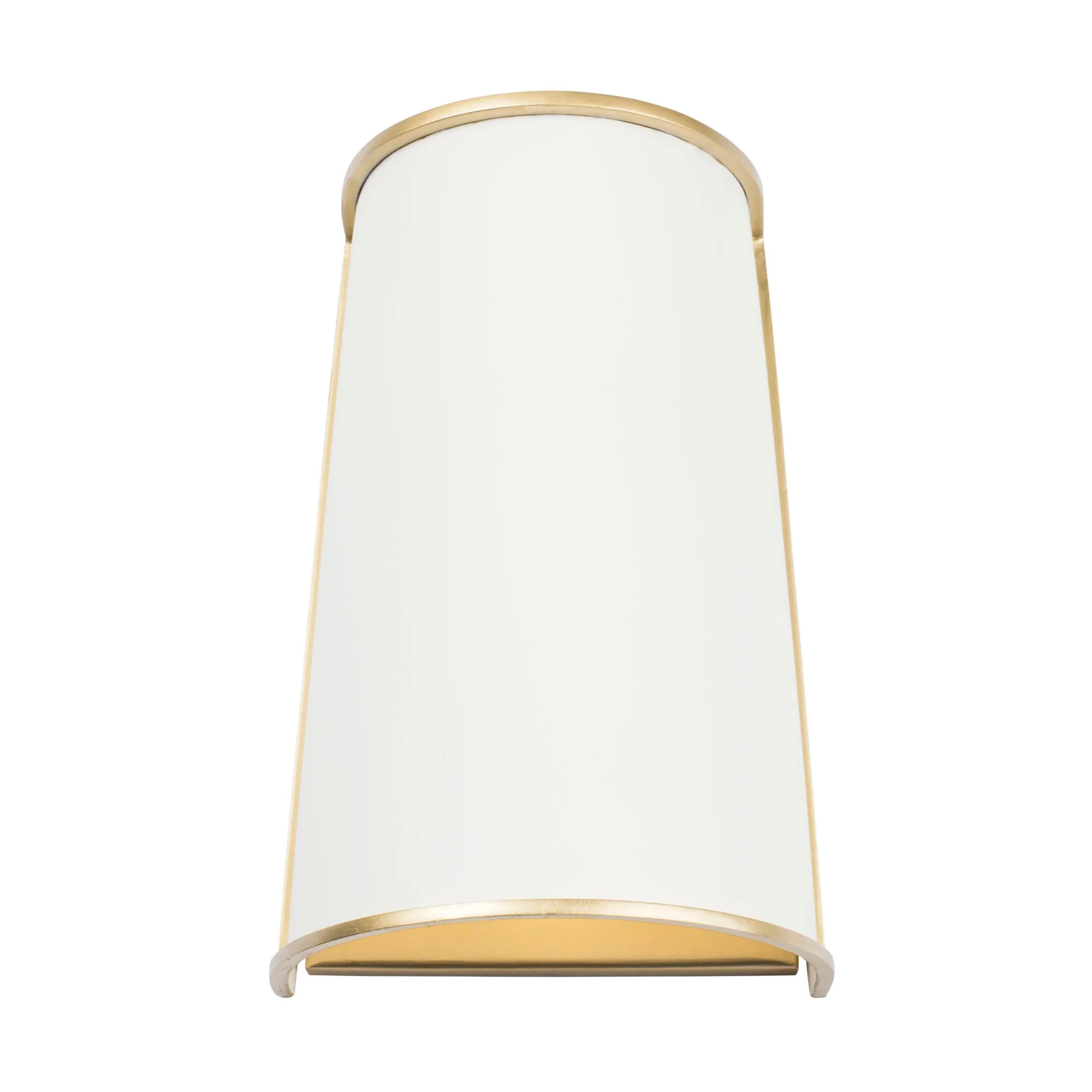 Coco 364W02MWFG 2-Light Wall Sconce - Matte White/French Gold