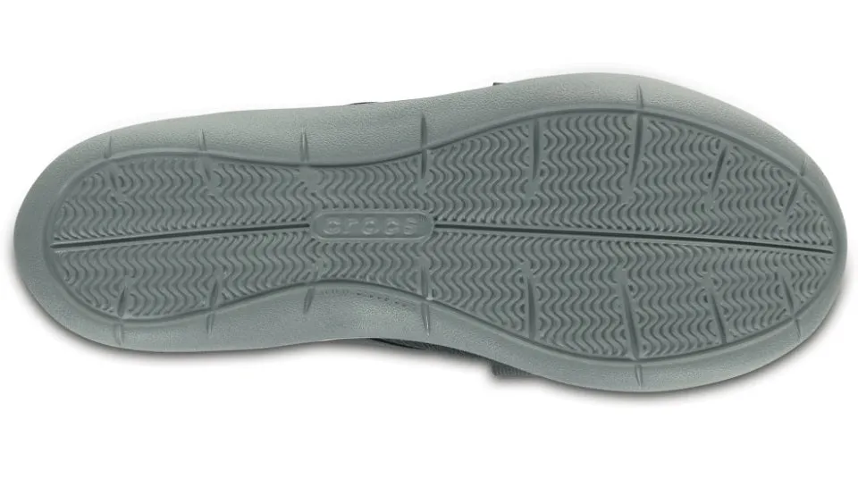 Black Swiftwater Cross-Strap Static Crocs - Comfortable, Versatile and Durable