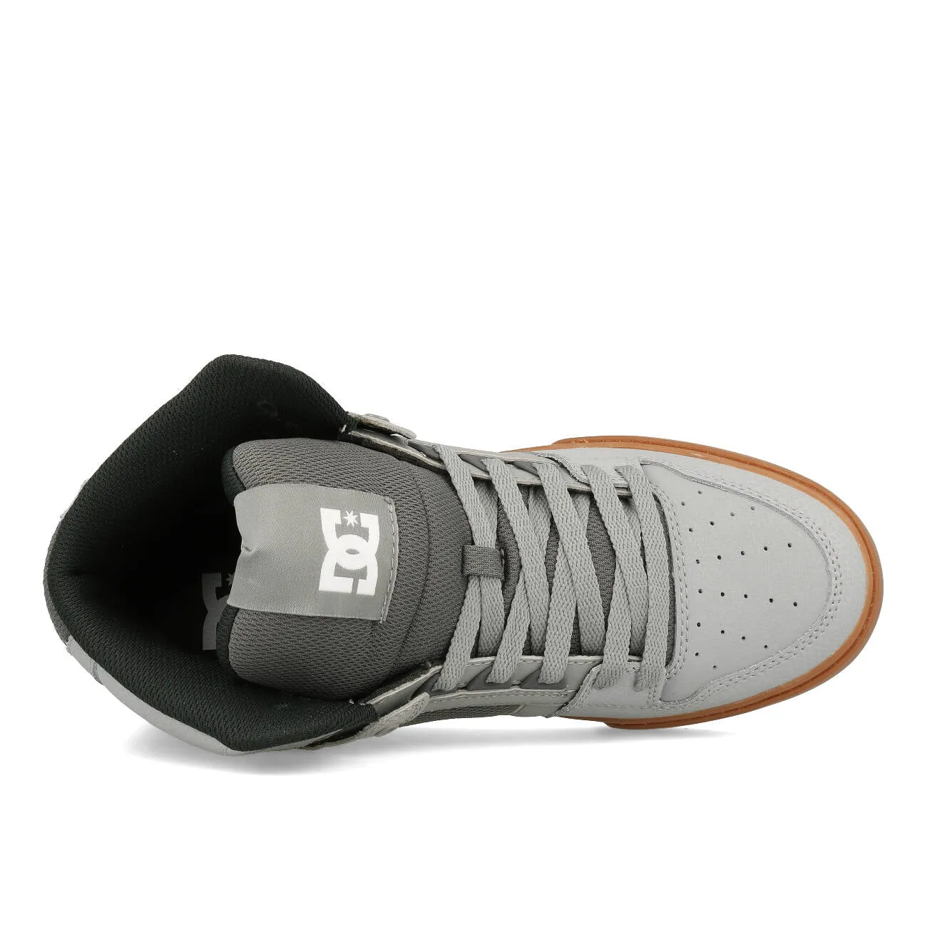 DC Pure High Top WC Herren Grey White Grey