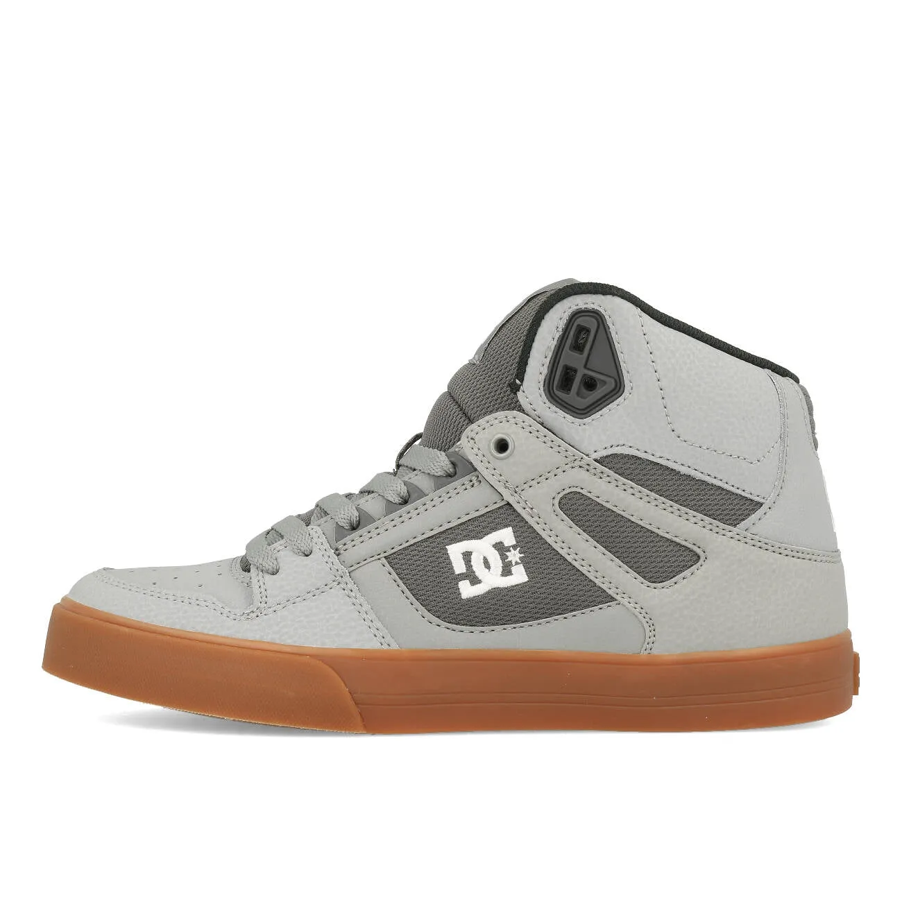 DC Pure High Top WC Herren Grey White Grey