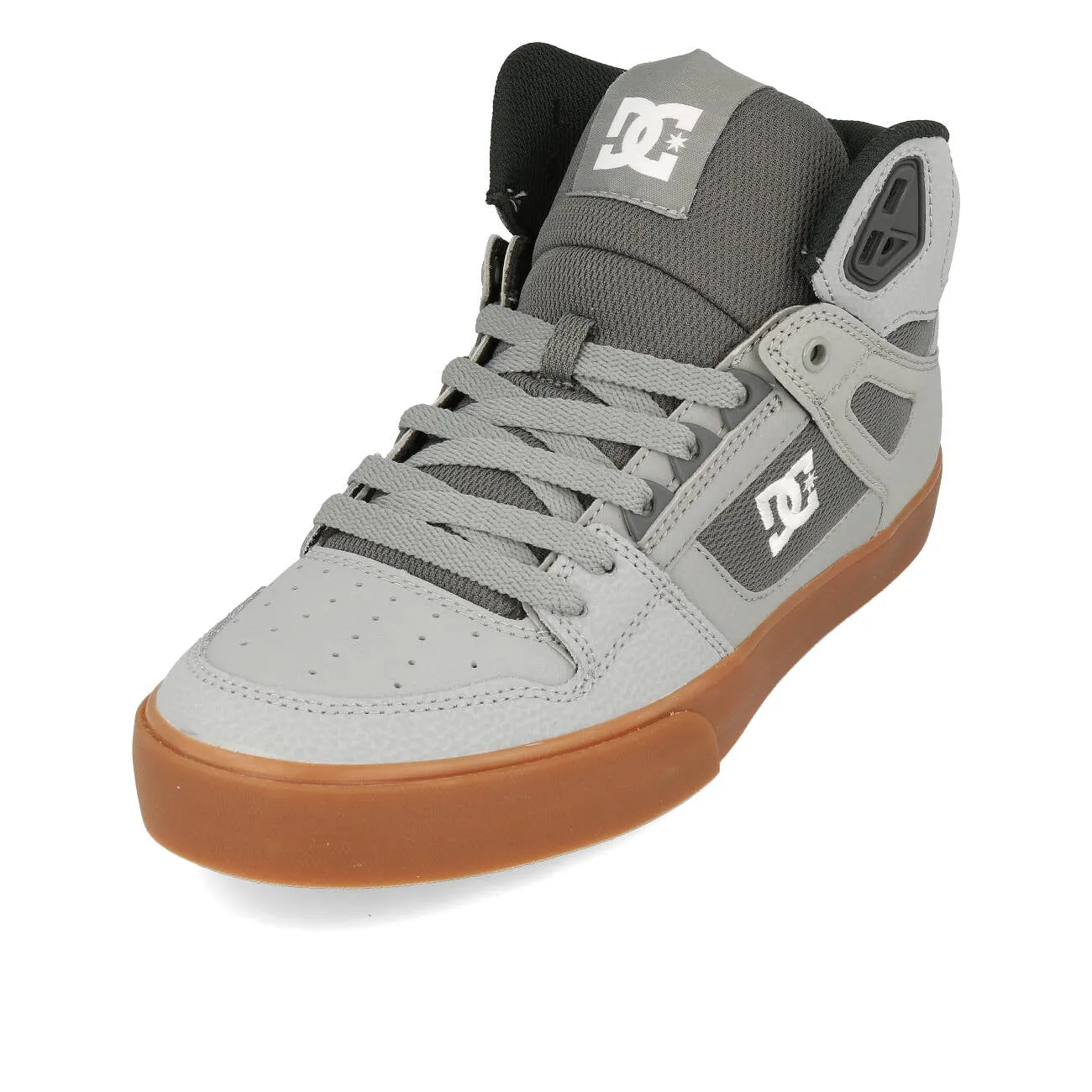 DC Pure High Top WC Herren Grey White Grey