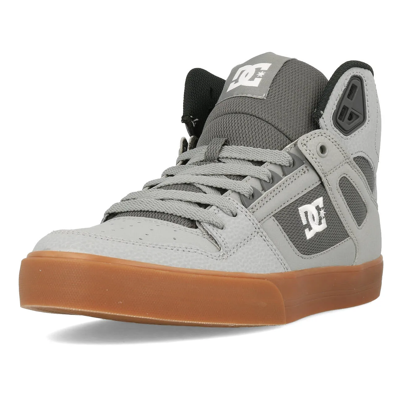 DC Pure High Top WC Herren Grey White Grey