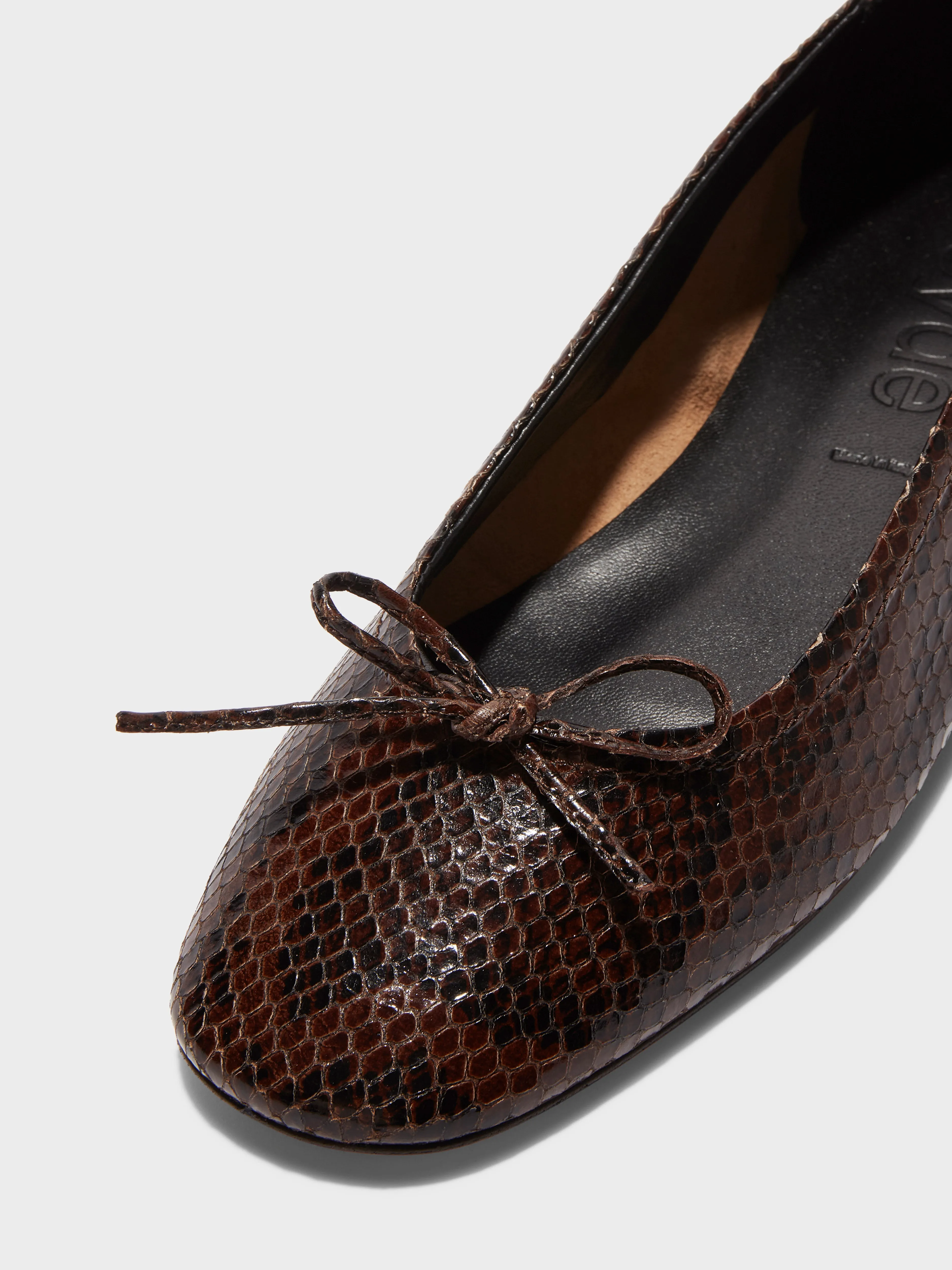 Delfina Leather Ballet Flats