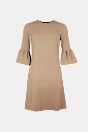 Dress Eliza in camel