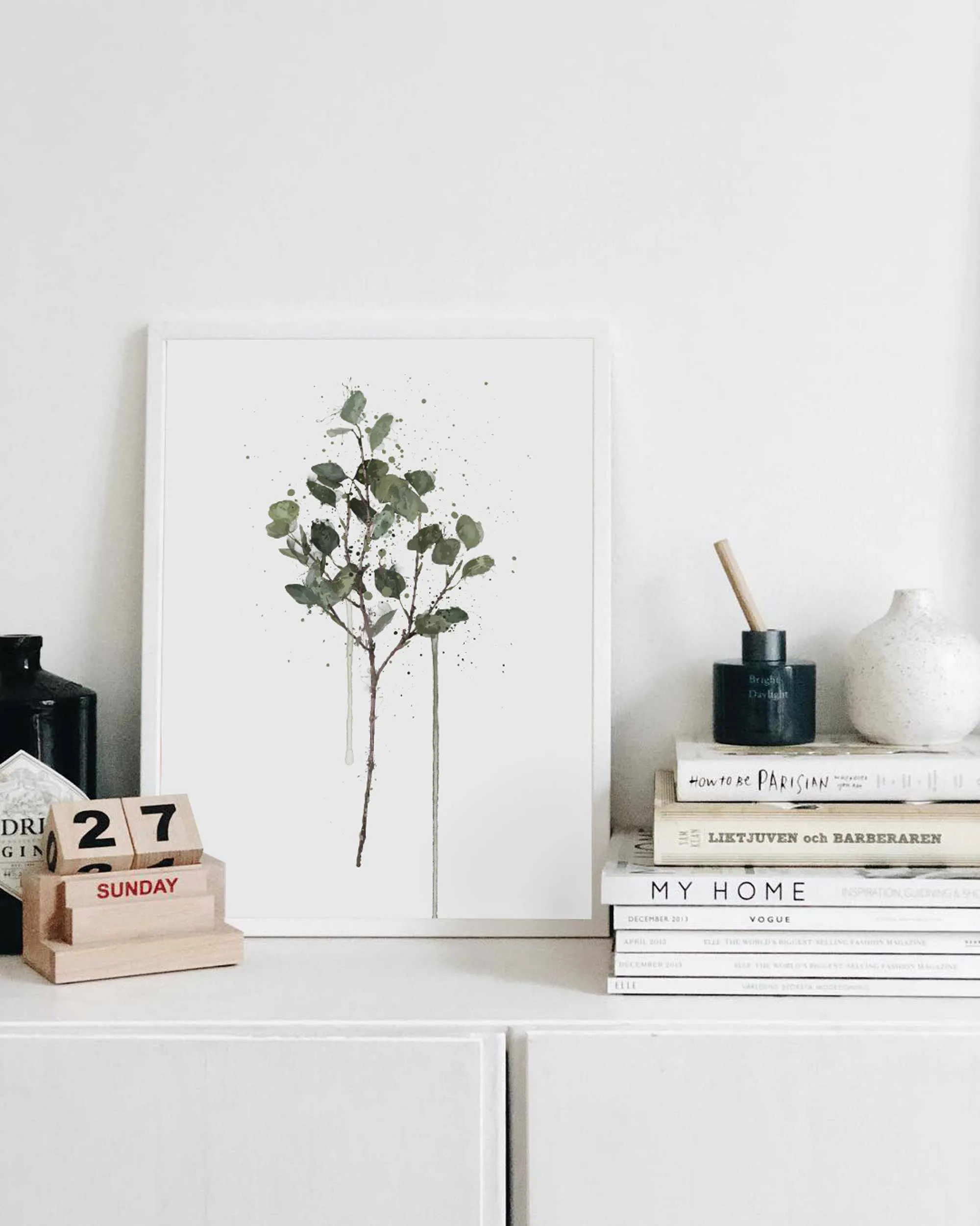 Eucalyptus Wall Art Print - Plant Prints, Botanical Art Prints and Botanical Illustrations