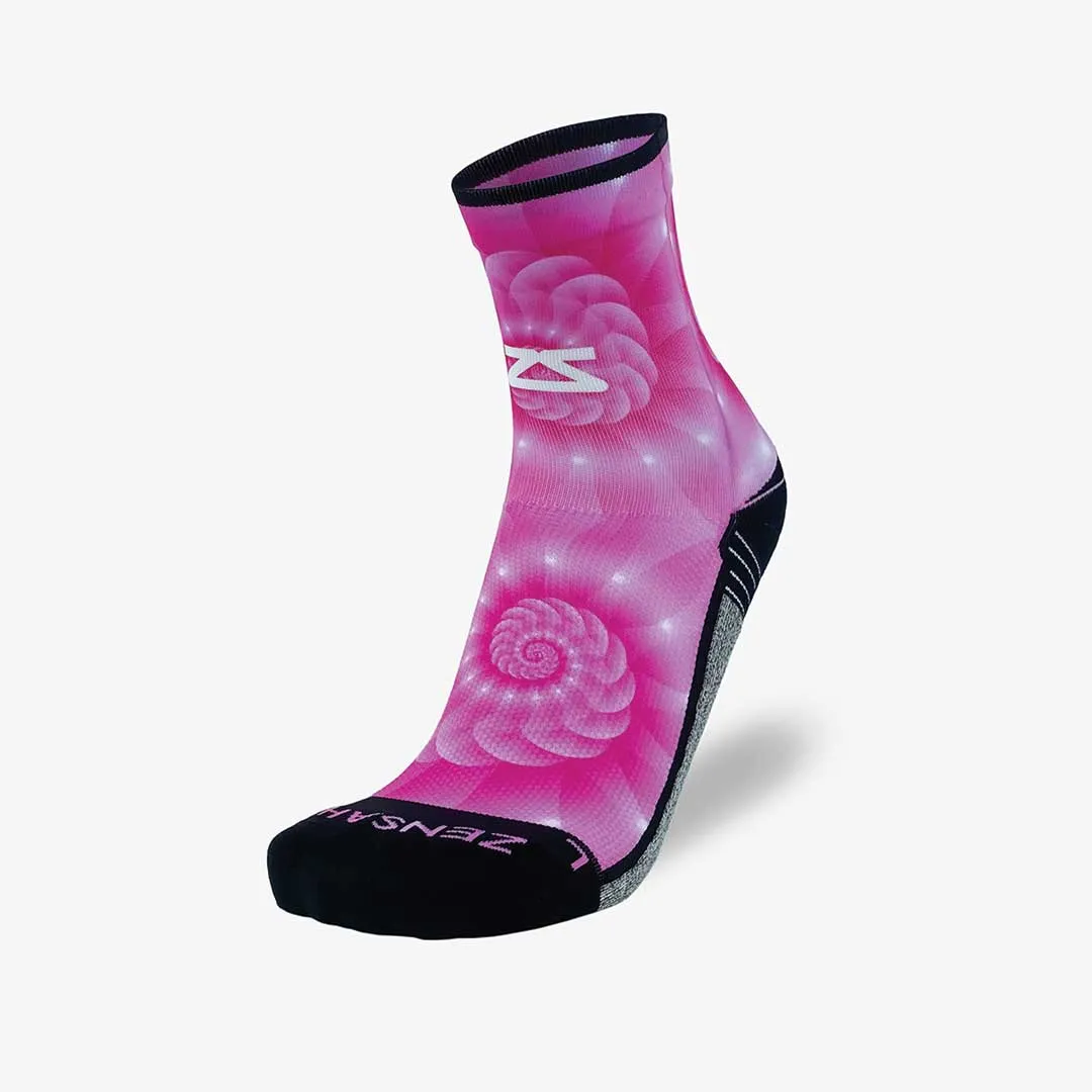 Fibonacci Spiral Socks (Mini-Crew)