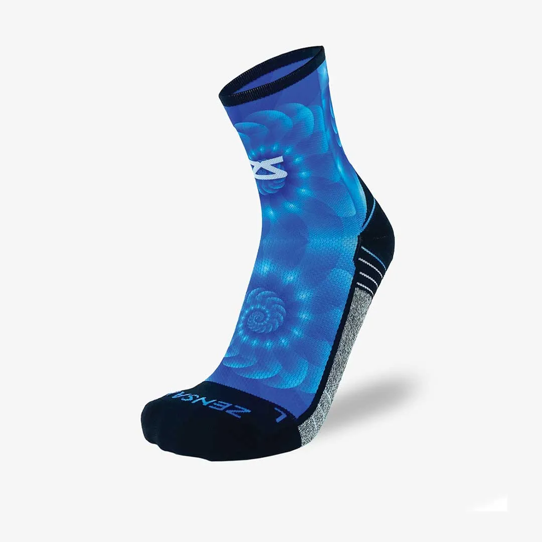 Fibonacci Spiral Socks (Mini-Crew)