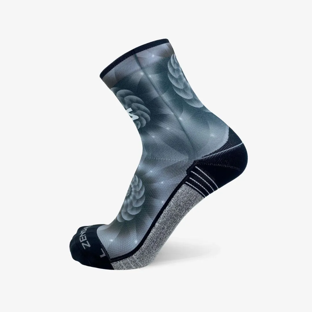 Fibonacci Spiral Socks (Mini-Crew)