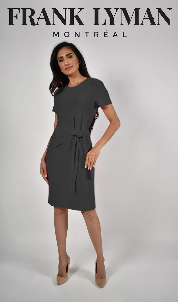 Frank Lyman Black Knit Dress Style# 226031