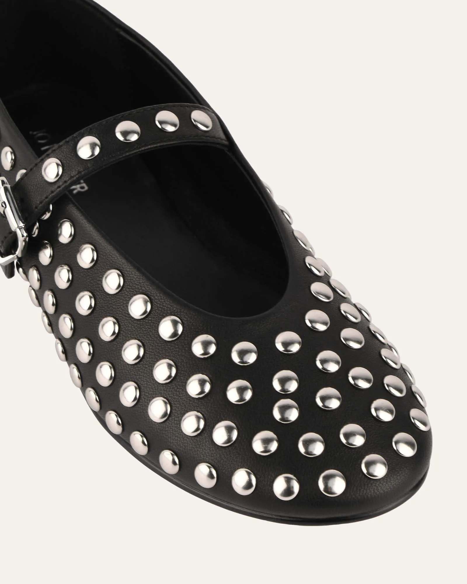 GIGI CASUAL FLATS BLACK LEATHER