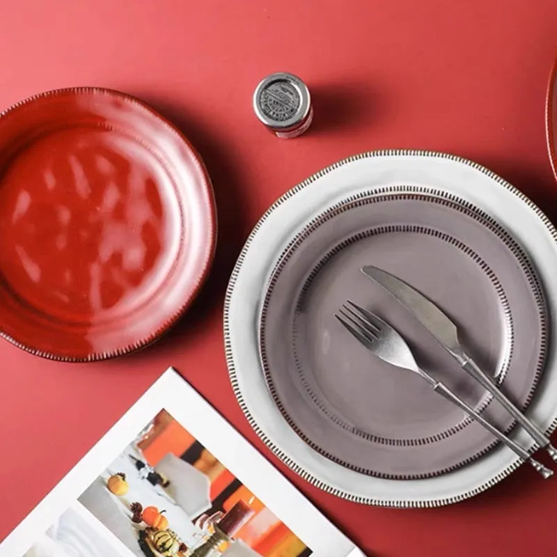 Glazed Terracotta Stoneware Plate