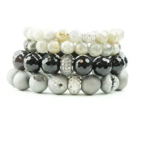 Gray Skies Pavé Stack