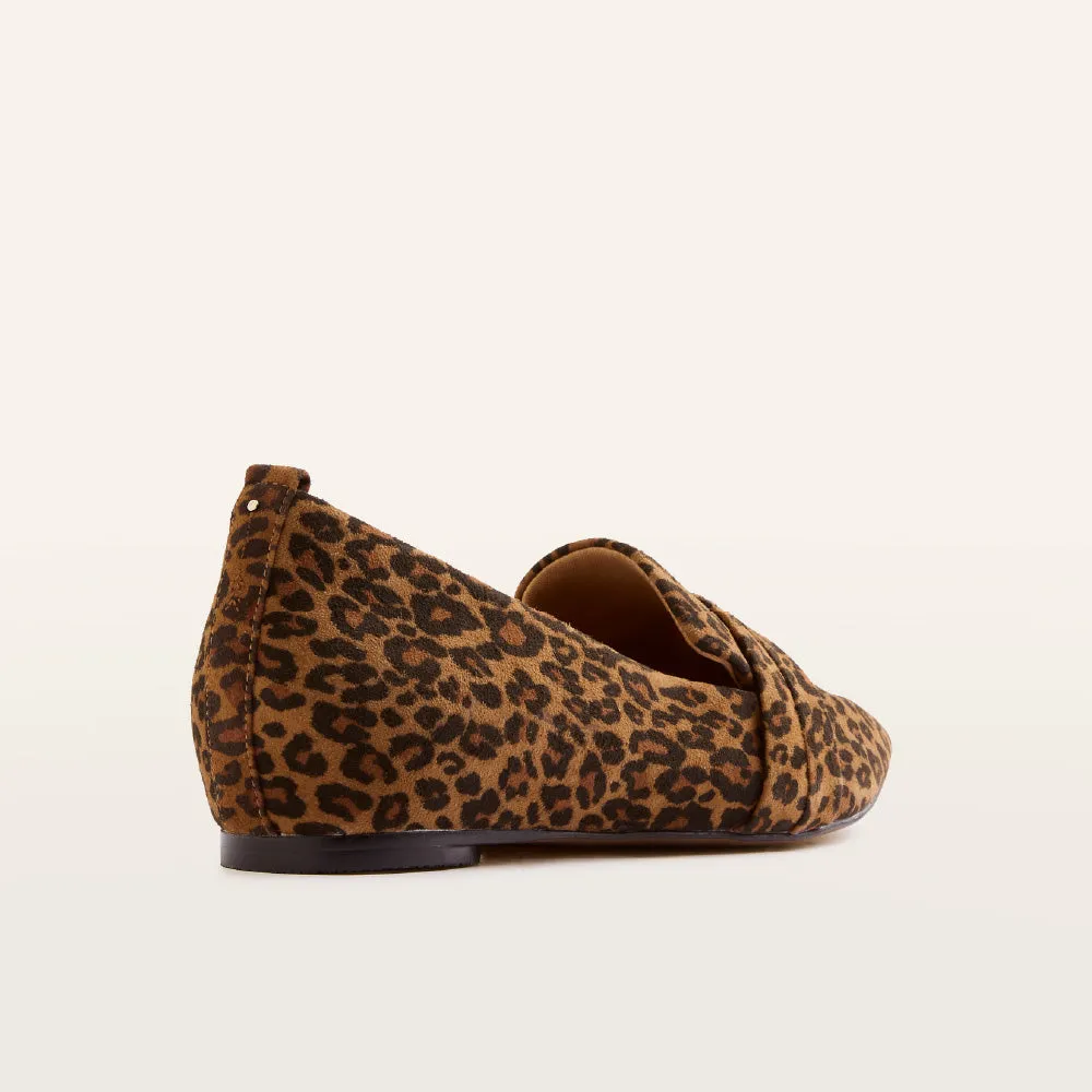 Harlow Leopard Print Suede